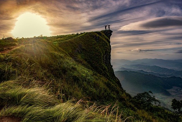 a mountain top in Thailand